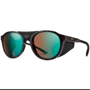 SMITH Venture Tortoise Sunglasses with Green Lenses